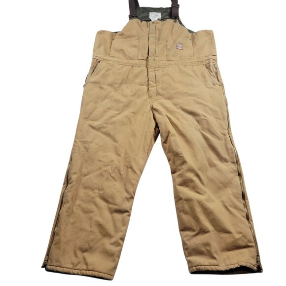 Walls Canvas Bib Overalls Mens 3XL Carpenter Outdoor Workwear - Picture 1 of 11